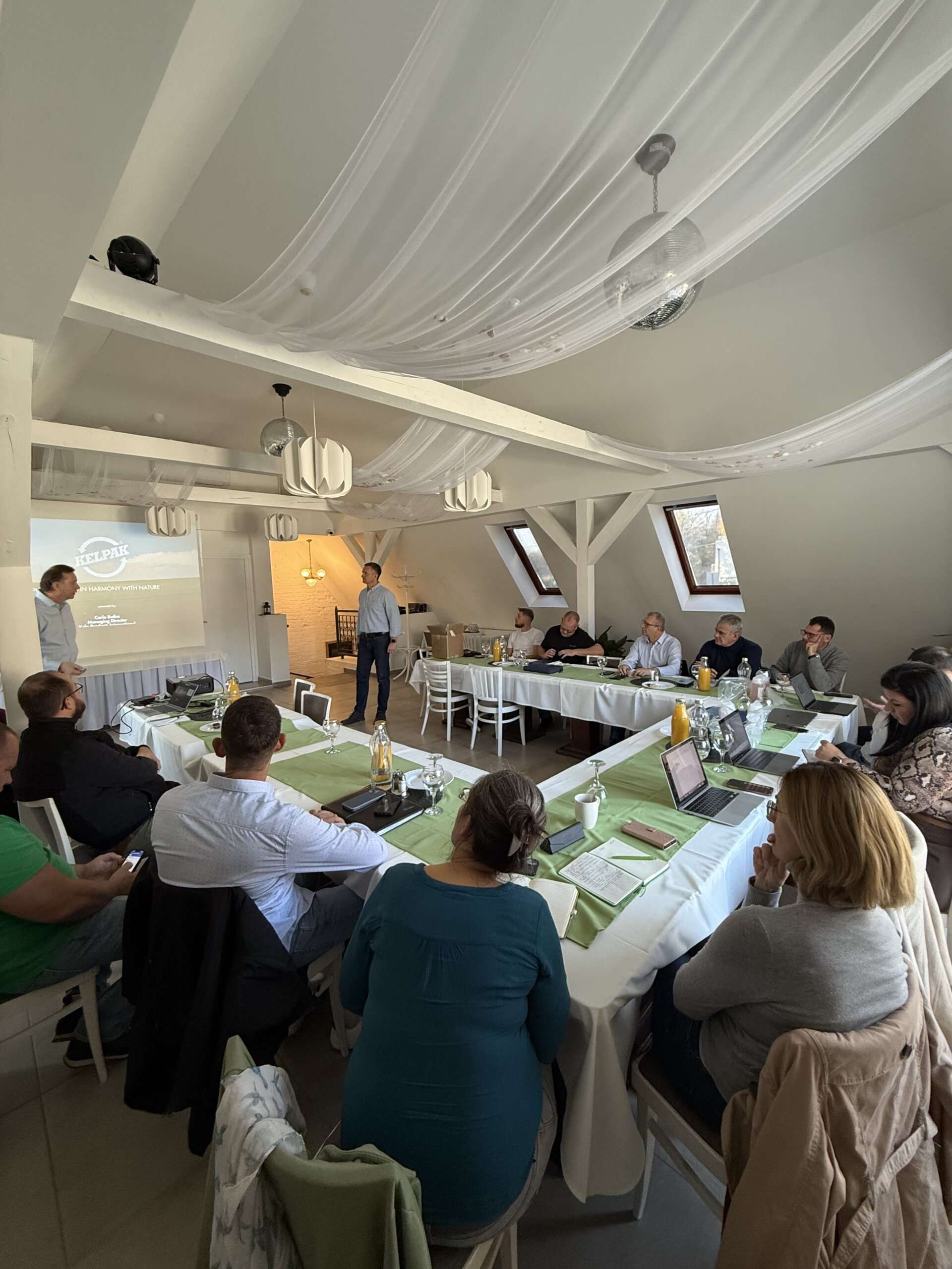 We went to a professional training course!